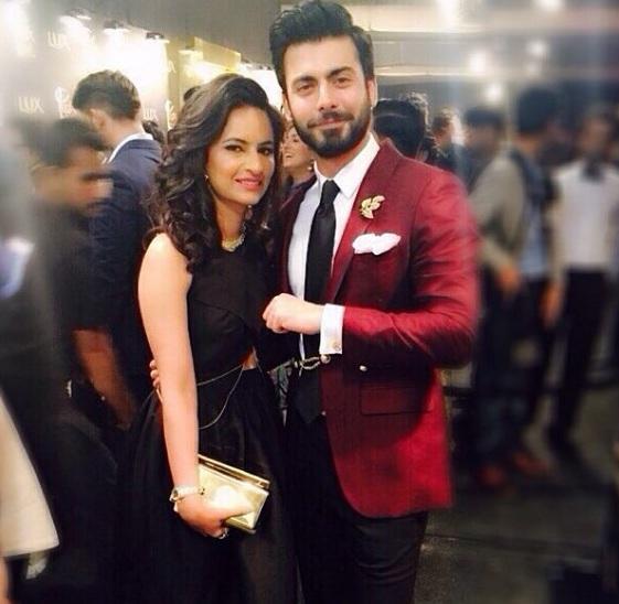 Fawad Khan with his Wife