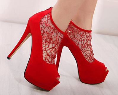 red new high heel